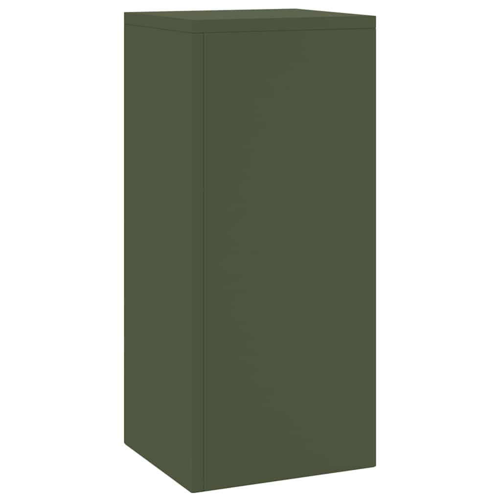 Suportes para plantas 2 pcs Verde-oliva 24 x 24 x 55 cm Aço