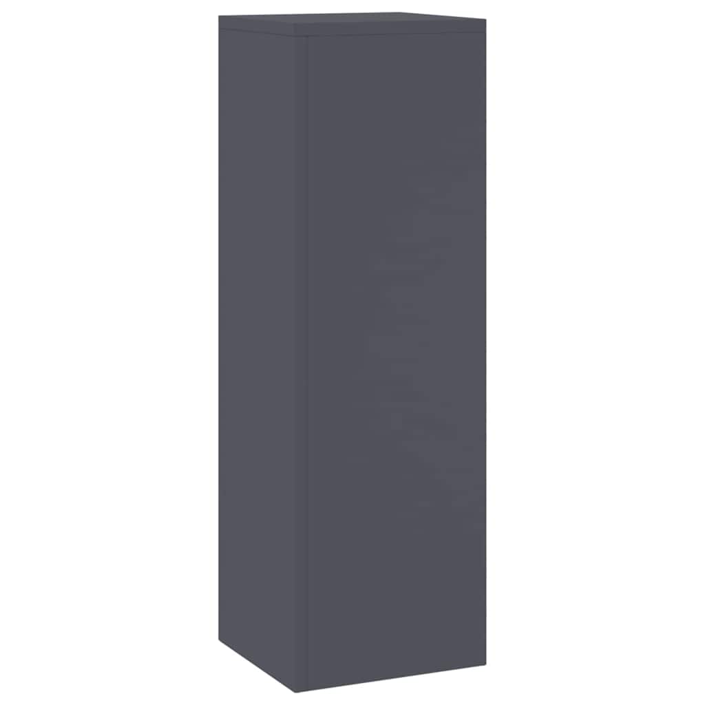 Suportes para plantas 2 pcs Antracite 24 x 24 x 75 cm Aço