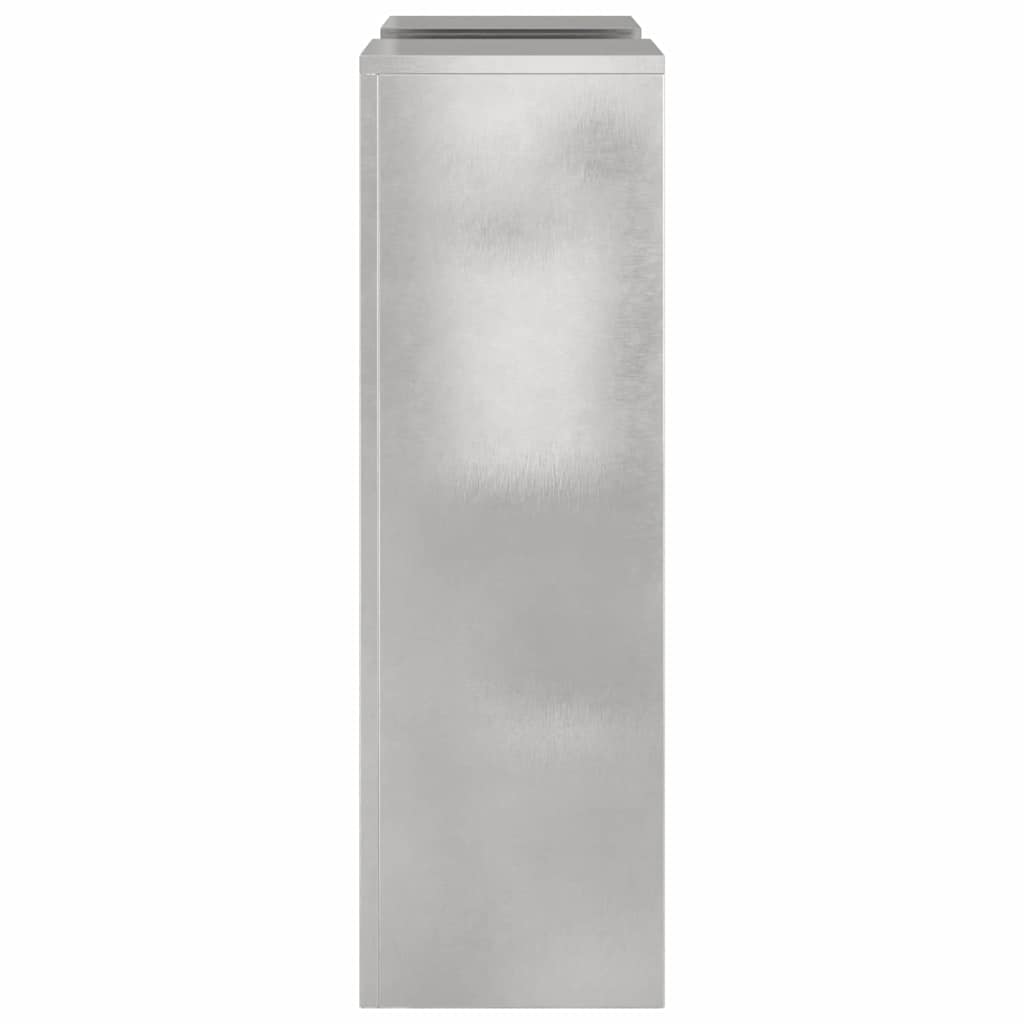 Suportes para plantas 2 pcs Prateado 24 x 24 x 75 cm