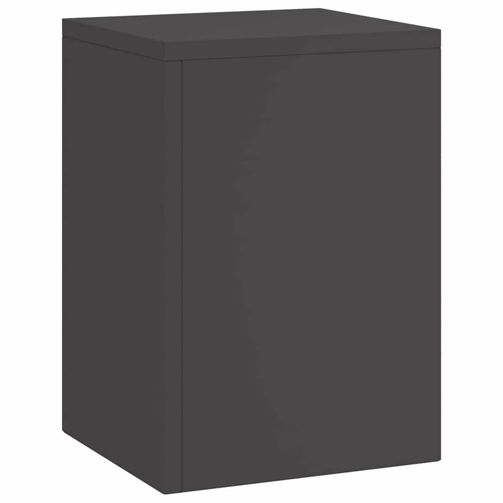 Suportes para plantas 3 pcs Preto 24 x 24 x 75 cm Aço