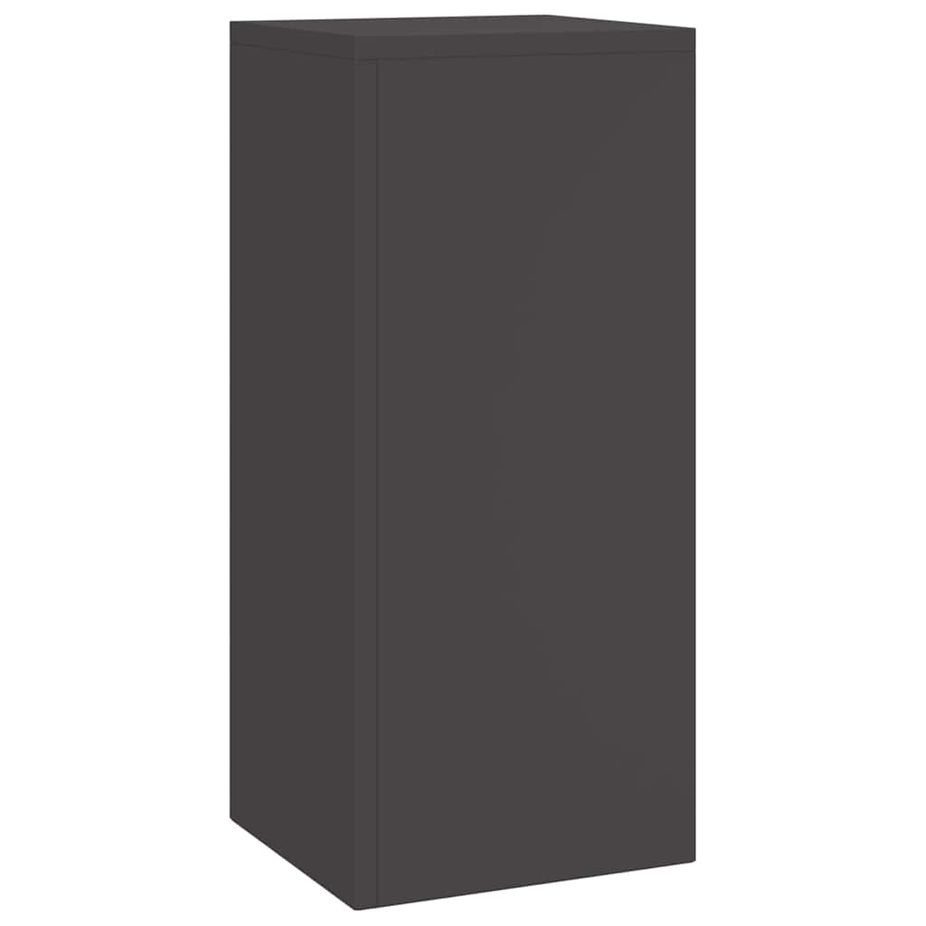 Suportes para plantas 3 pcs Preto 24 x 24 x 75 cm Aço