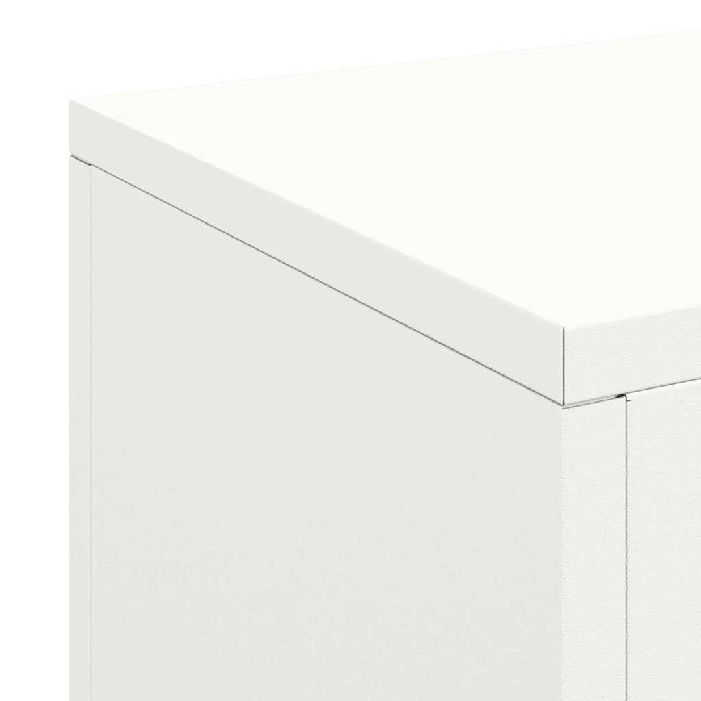 Suportes para plantas 3 pcs Branco 24 x 24 x 75 cm Aço