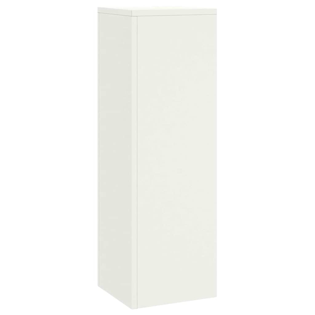 Suportes para plantas 3 pcs Branco 24 x 24 x 75 cm Aço