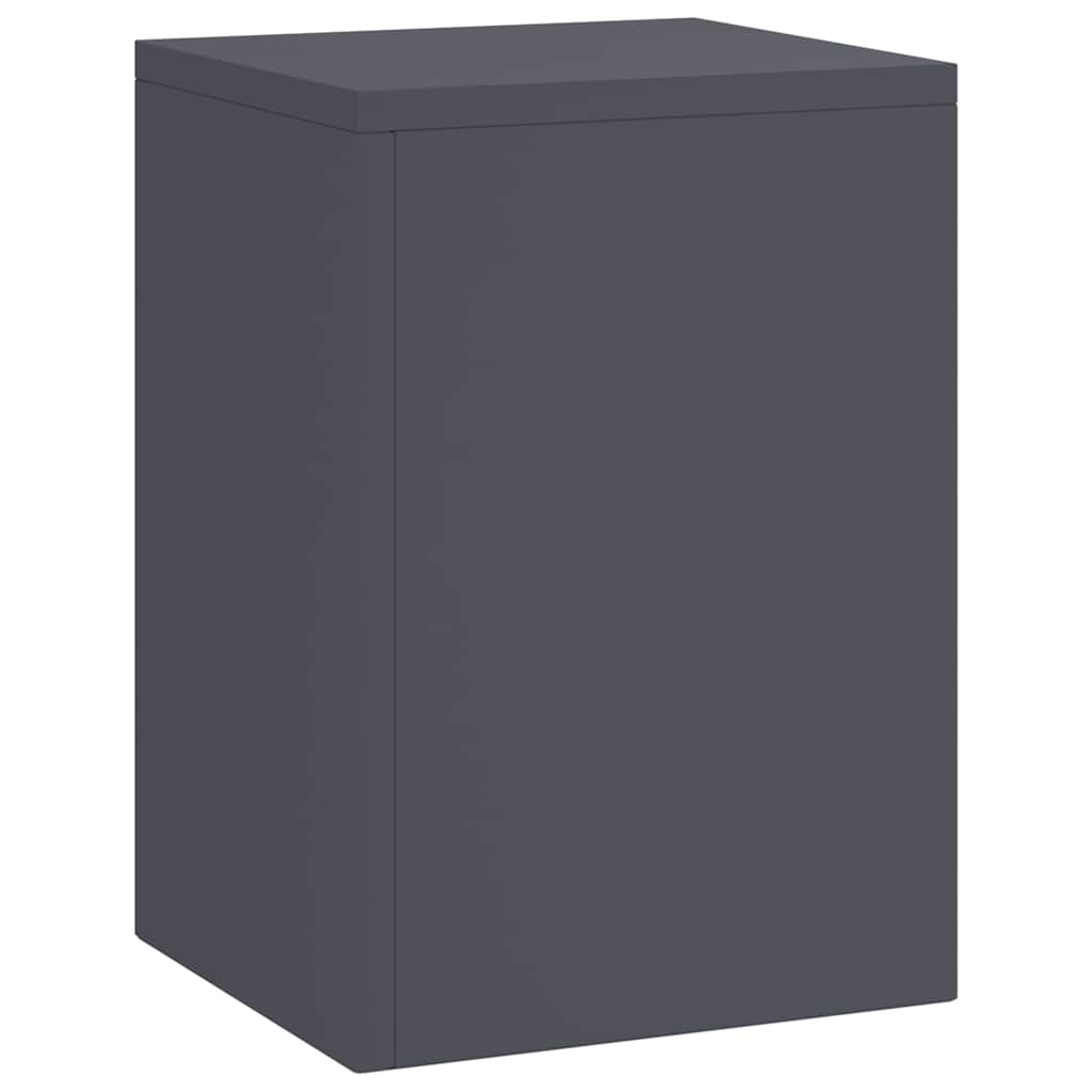 Suportes para plantas 3 pcs Antracite 24 x 24 x 75 cm Aço
