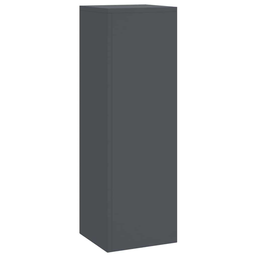 Suportes para plantas 3 pcs Antracite 24 x 24 x 75 cm Aço