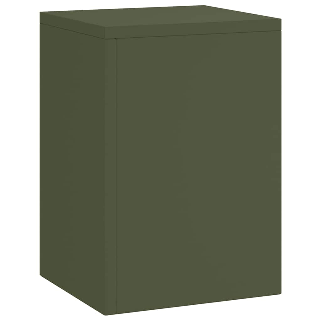 Suportes para plantas 3 pcs Verde-oliva 24 x 24 x 75 cm Aço