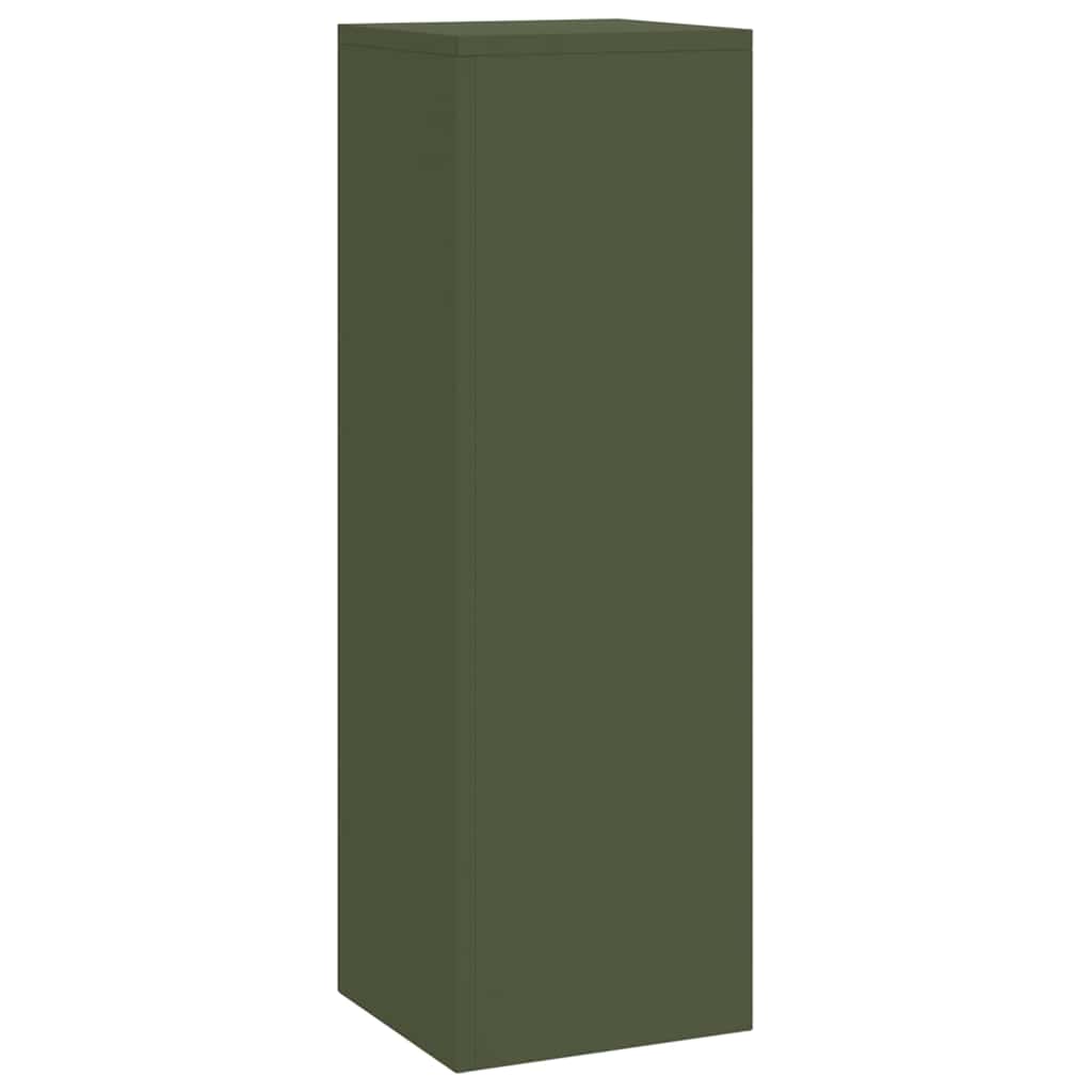 Suportes para plantas 3 pcs Verde-oliva 24 x 24 x 75 cm Aço