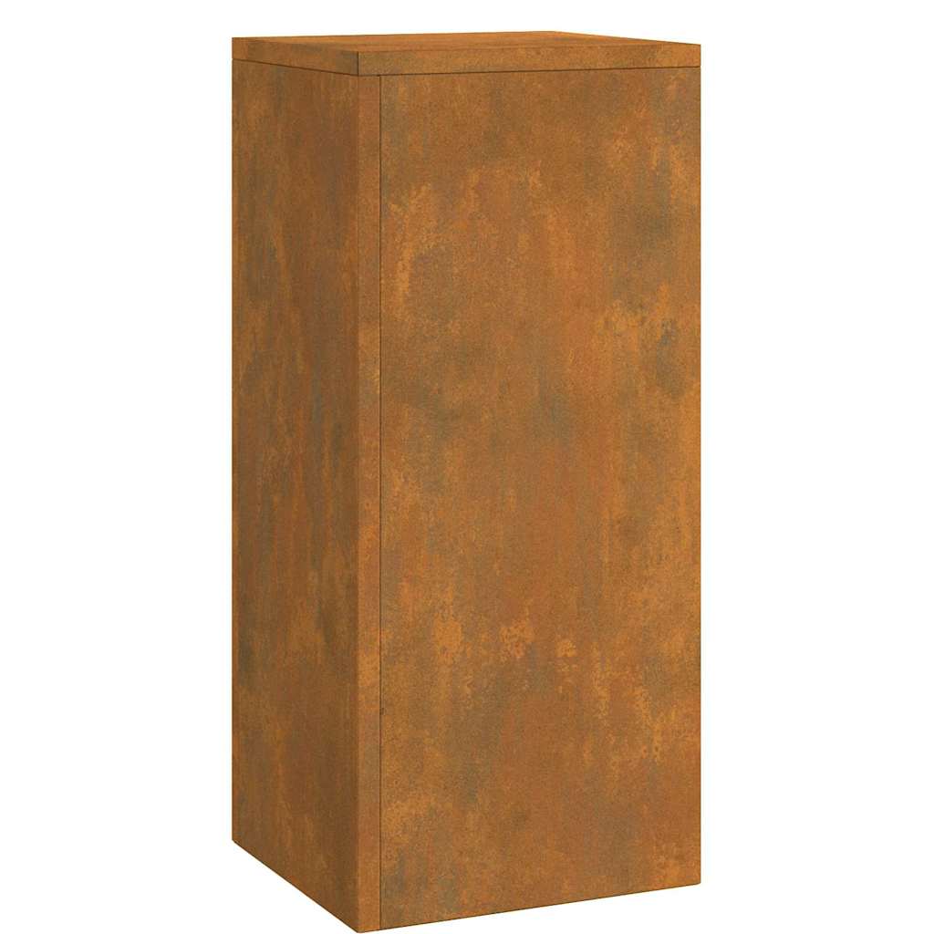 Suportes para plantas 3 pcs Ferro Enferrujado 24 x 24 x 75 cm