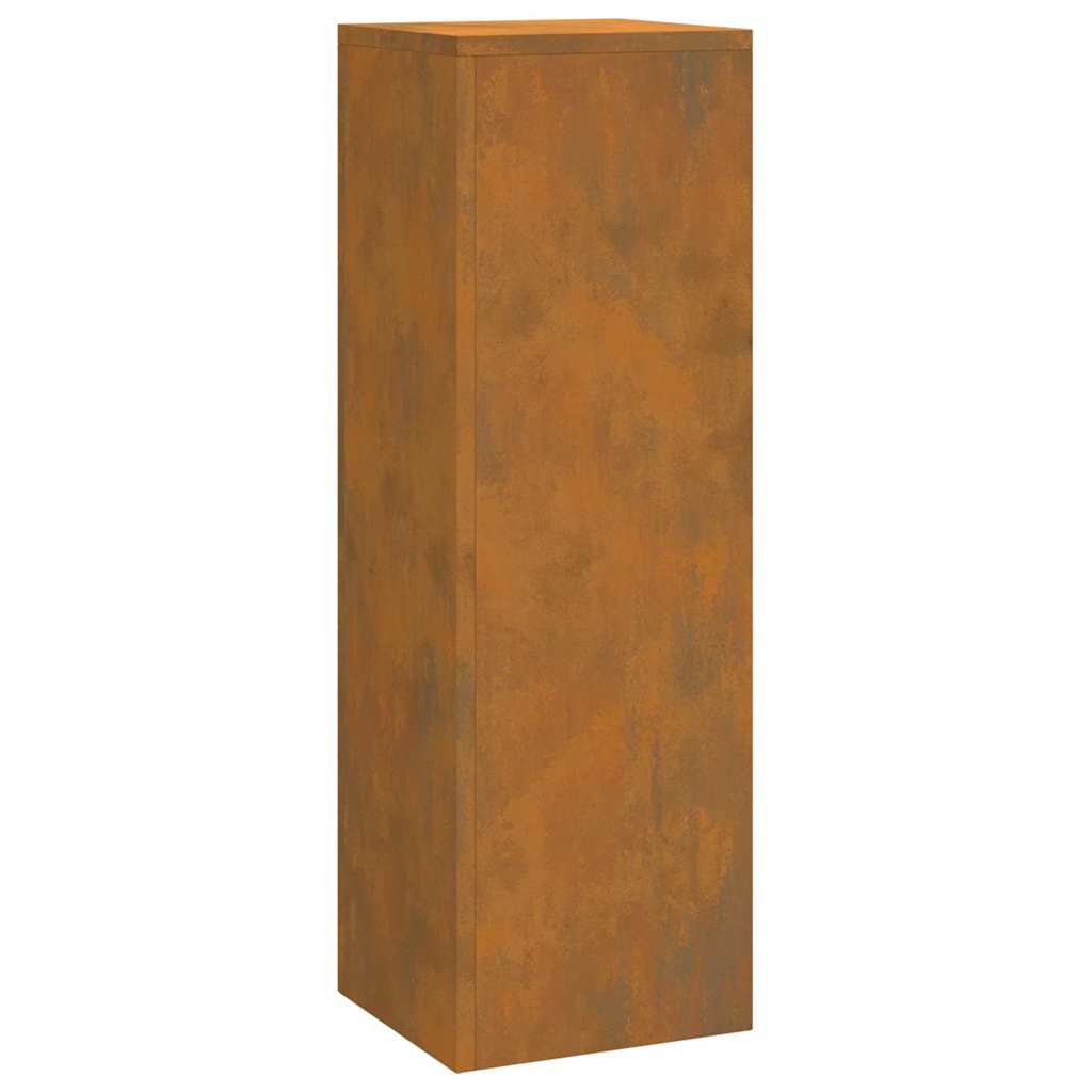 Suportes para plantas 3 pcs Ferro Enferrujado 24 x 24 x 75 cm