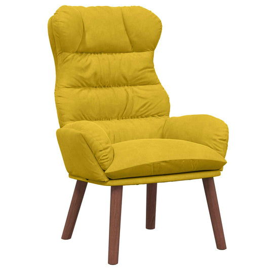 poltrona Amarelo 69 x 74 x 93 cm Veludo