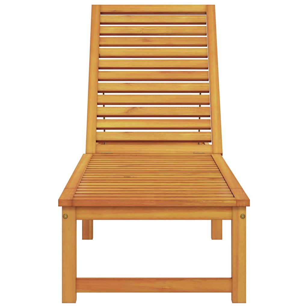 Espreguiçadeira 1-pessoa Castanho 53 x 202 x 89cm
