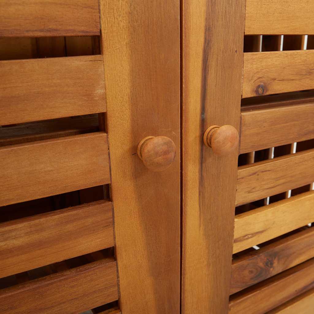 Armário de Jardim com armazenamento Castanho 90 x 40 x 90cm