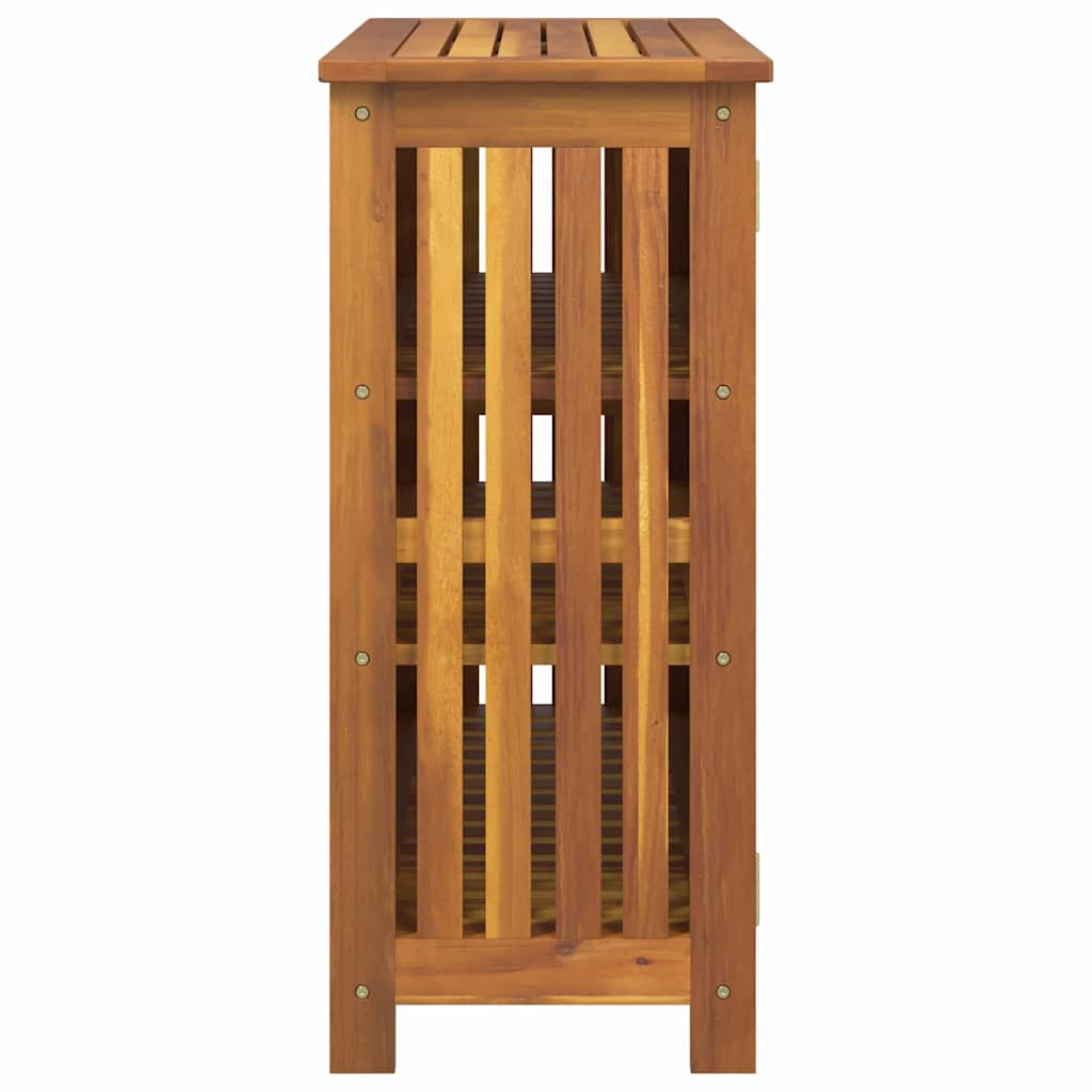 Armário de Jardim com armazenamento Castanho 90 x 40 x 90cm