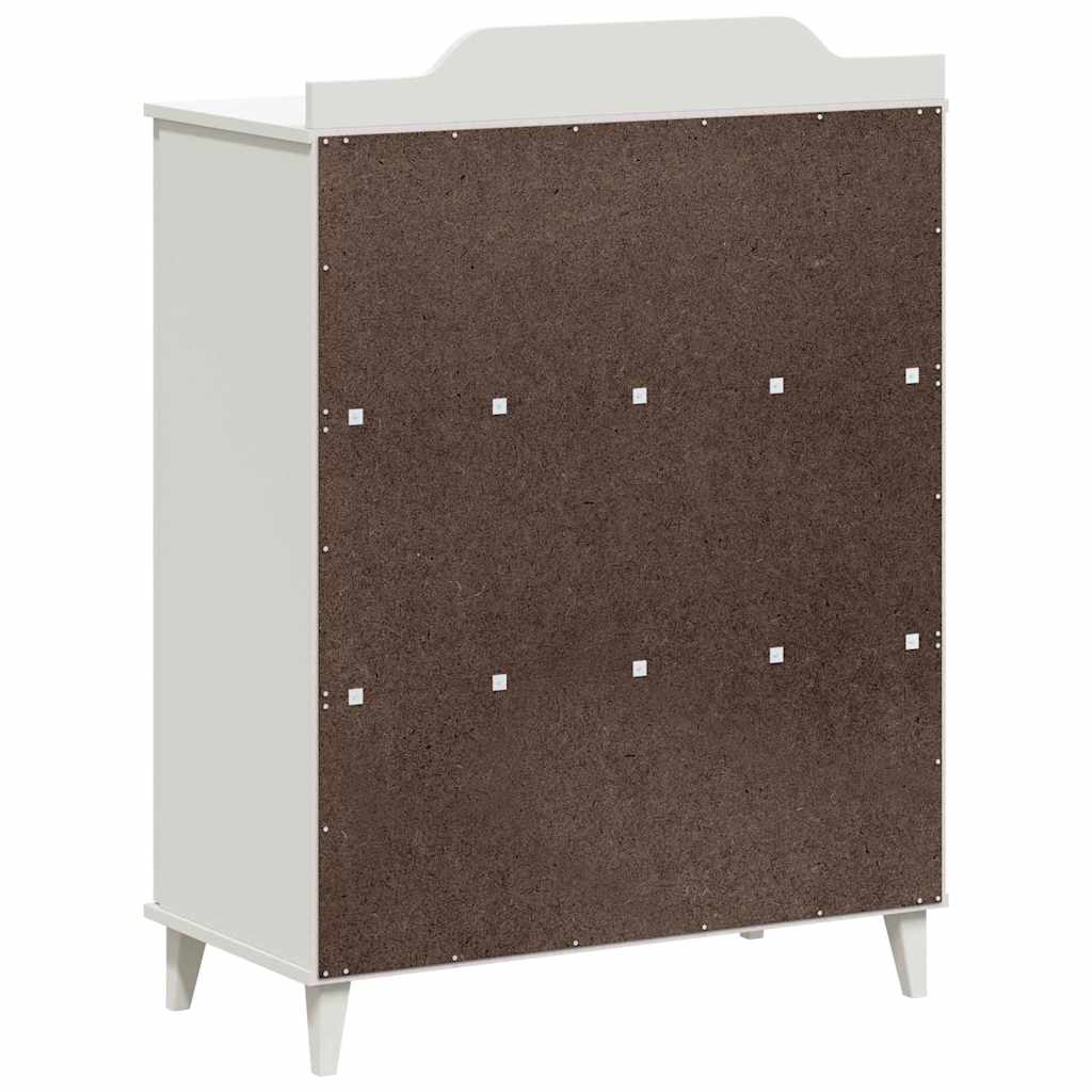 Armário de Quadro Negro com porta Branco Madeira processada