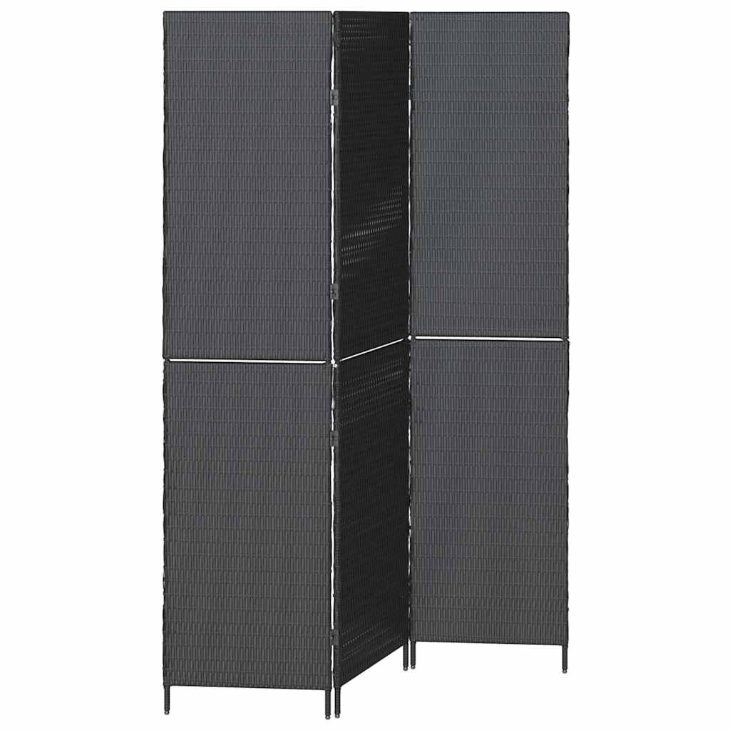 Divisor de Ambiente Manual Preto 146 x 180 cm vime PE