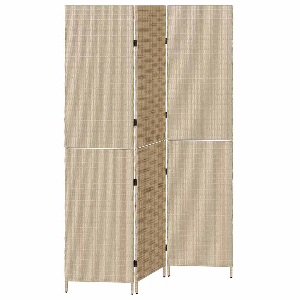 Divisor de Ambiente Manual Bege 147 x 180 cm vime PE