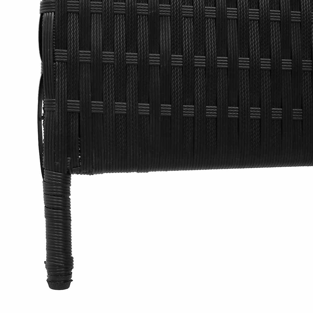 Divisor de Ambiente Manual Preto 195 x 180 cm vime PE