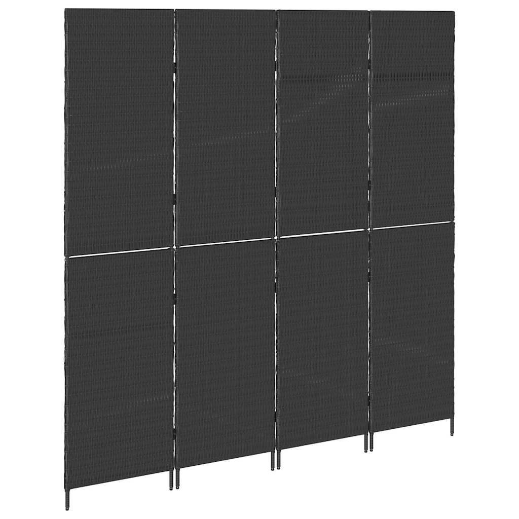 Divisor de Ambiente Manual Preto 195 x 180 cm vime PE