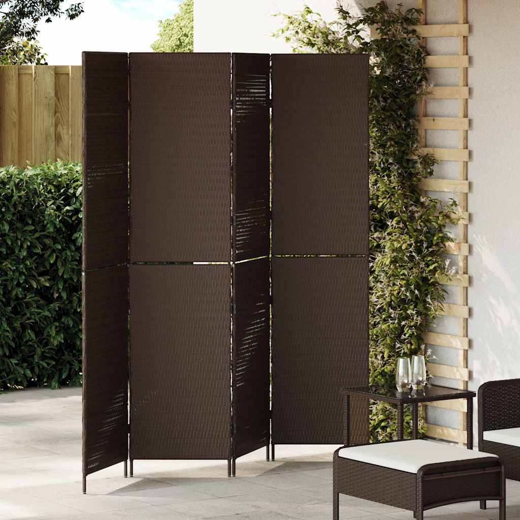 Divisor de Ambiente Manual Castanho 195 x 180 cm vime PE