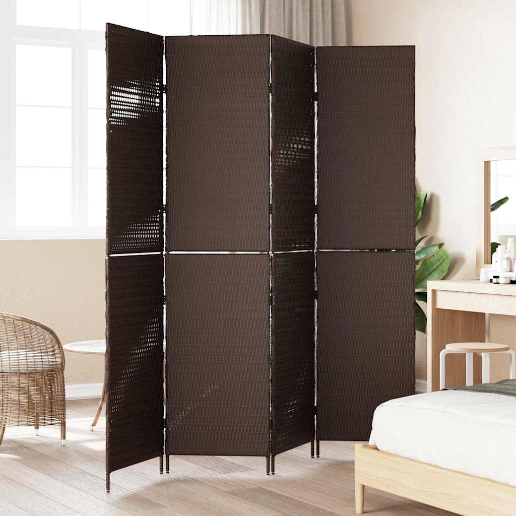Divisor de Ambiente Manual Castanho 195 x 180 cm vime PE