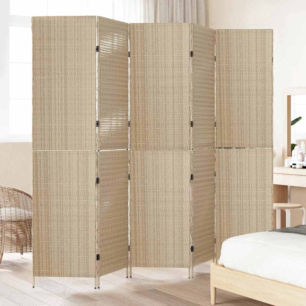 Divisor de Ambiente Manual Bege 242 x 180 cm vime PE