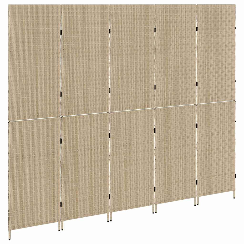Divisor de Ambiente Manual Bege 242 x 180 cm vime PE