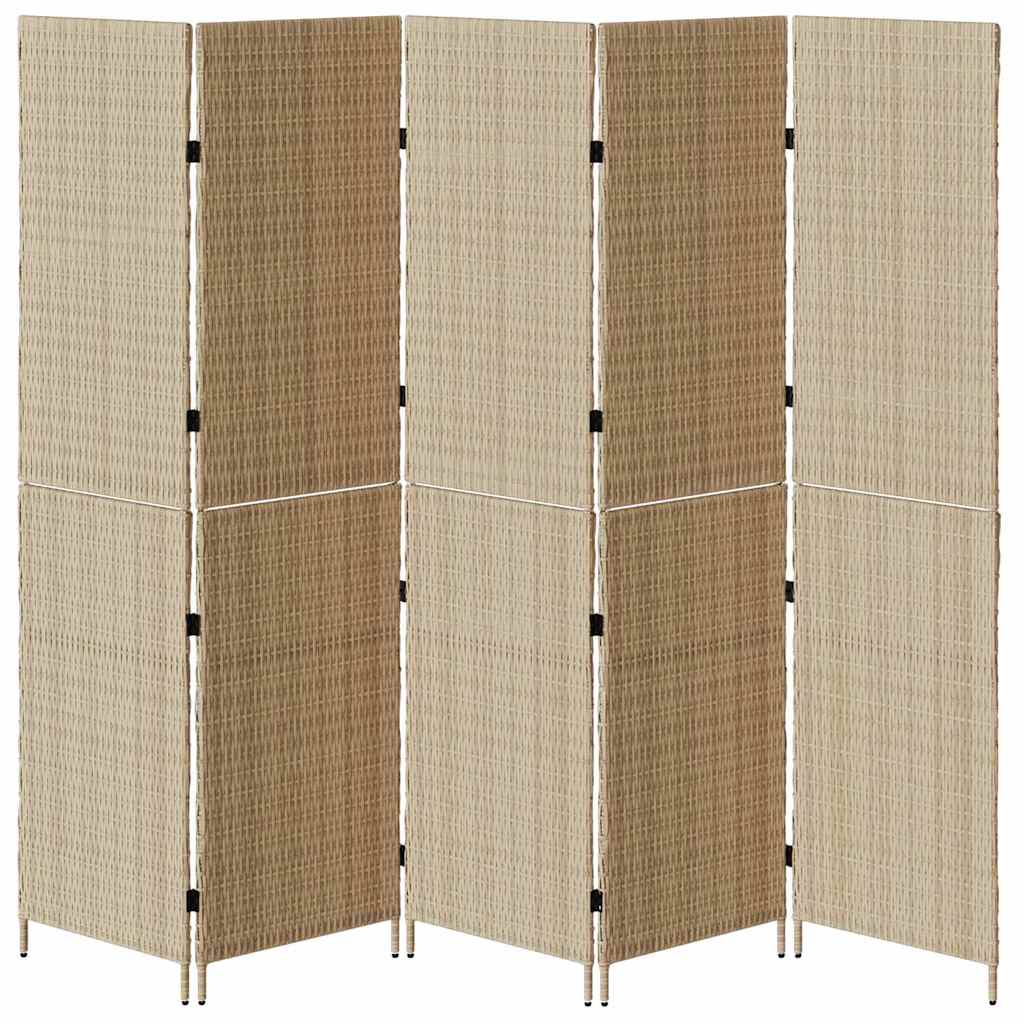 Divisor de Ambiente Manual Bege 242 x 180 cm vime PE