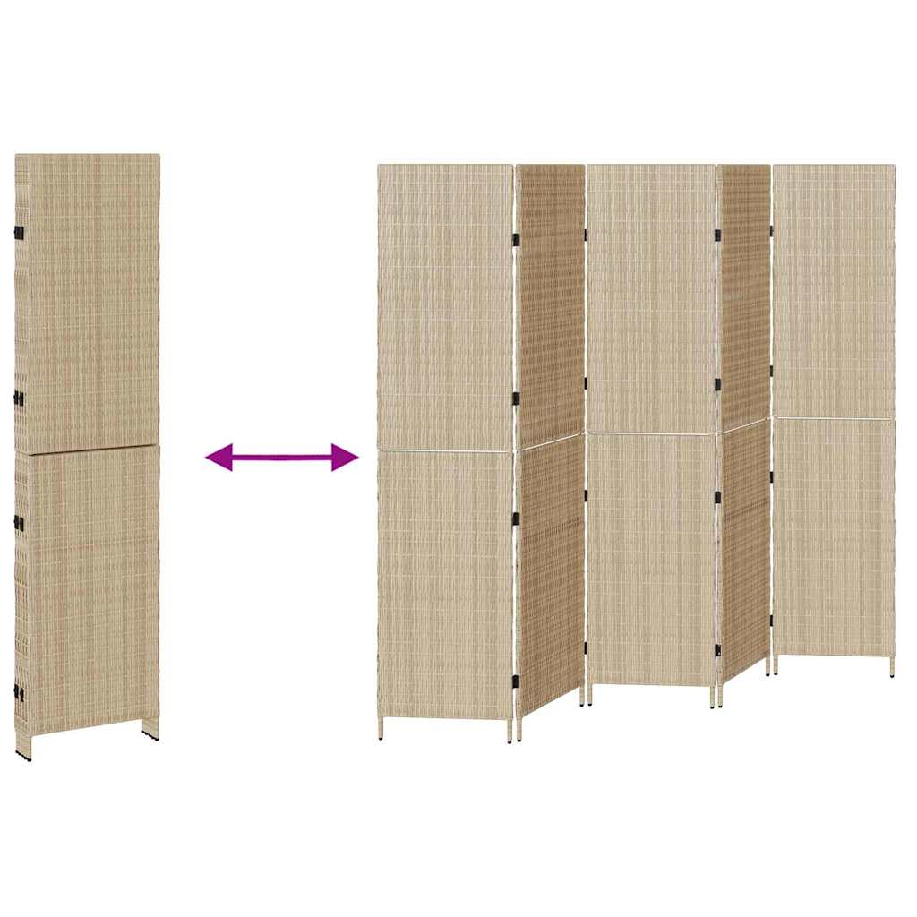 Divisor de Ambiente Manual Bege 242 x 180 cm vime PE