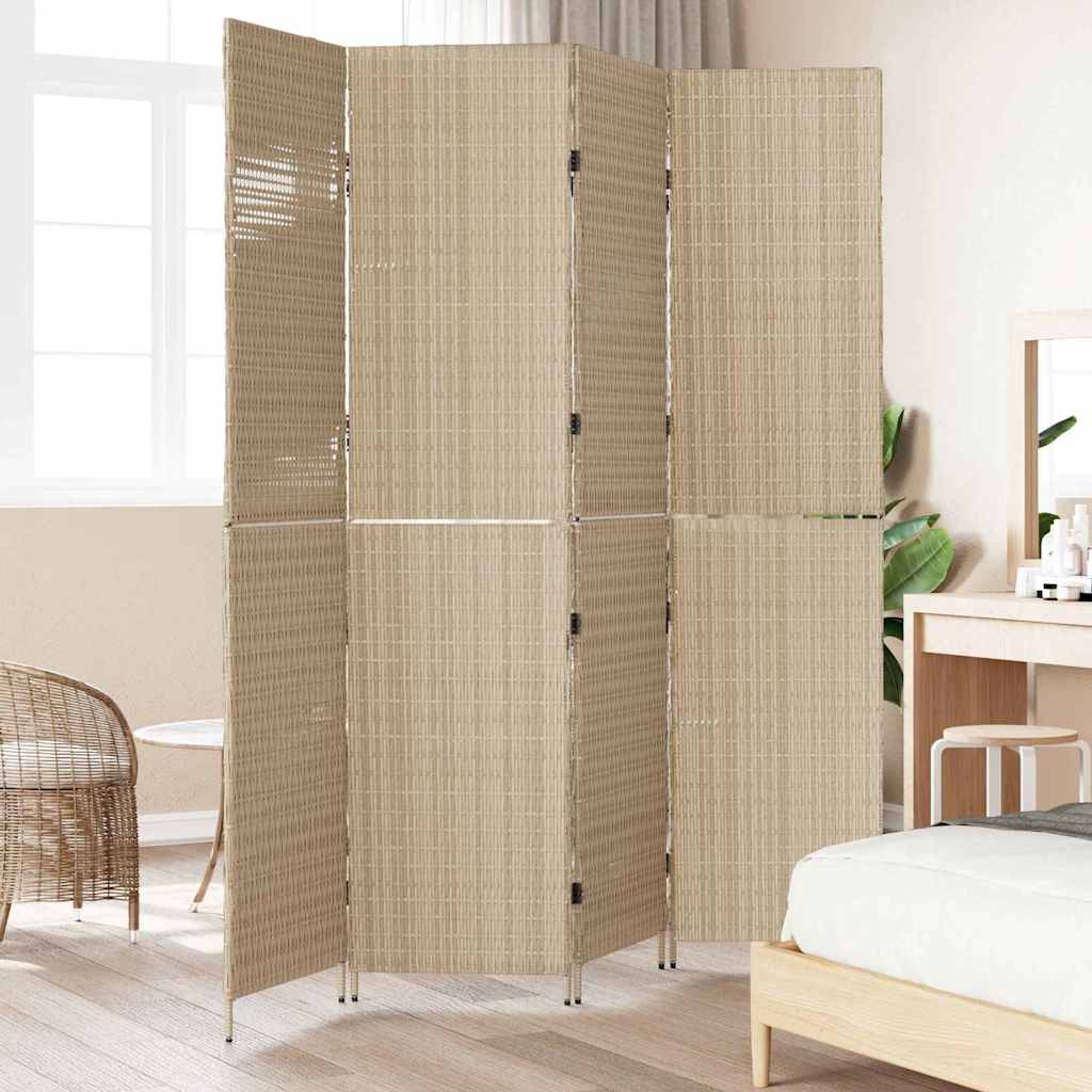 Divisor de Ambiente Manual Bege 196 x 200 cm vime PE