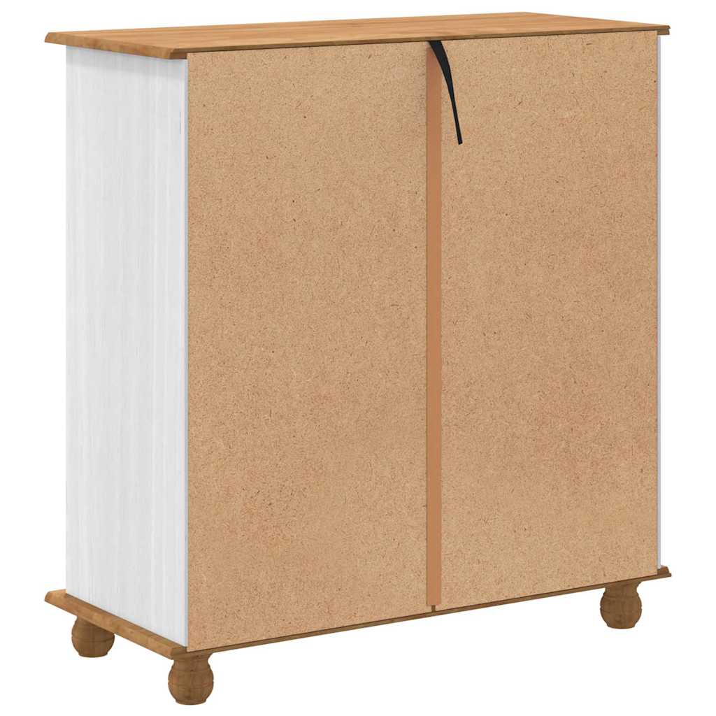 Cômoda ASKIM Branco 91 x 40 x 95,5 cm Madeira de pinho maciça
