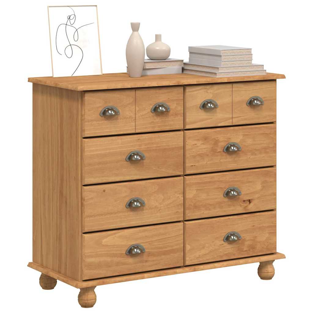Cômoda ASKIM Castanho 91 x 40 x 79 cm Madeira de pinho maciça