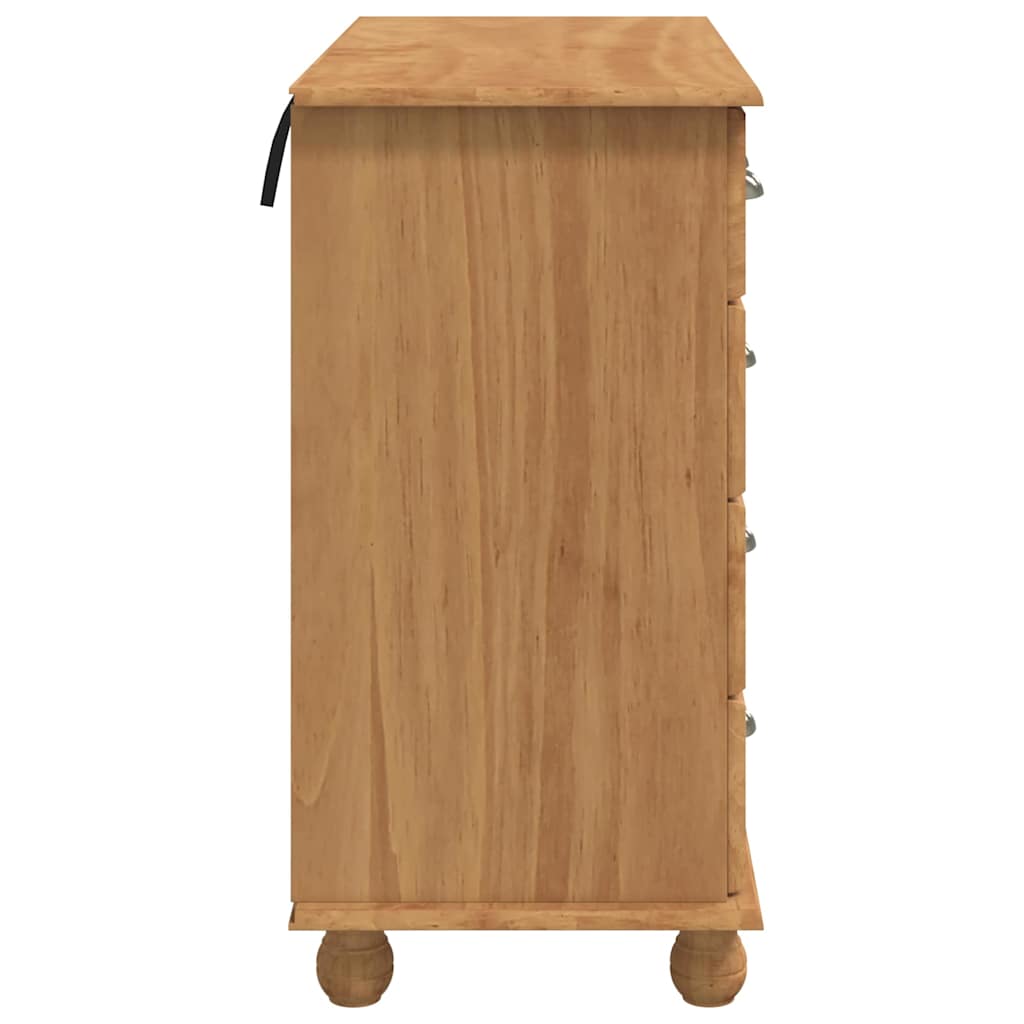 Cômoda ASKIM Castanho 91 x 40 x 79 cm Madeira de pinho maciça