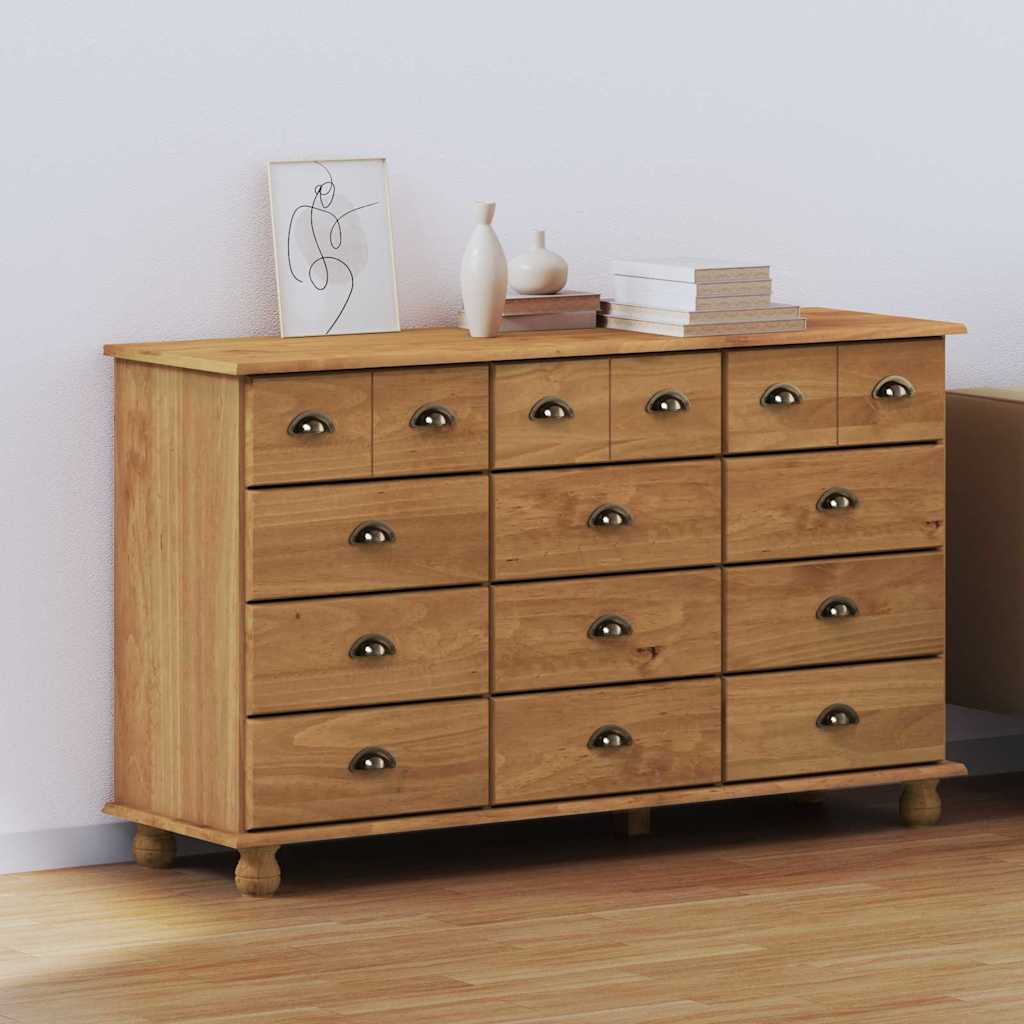Cômoda com gaveta ASKIM Castanho 79 x 40 x 133.5 cm