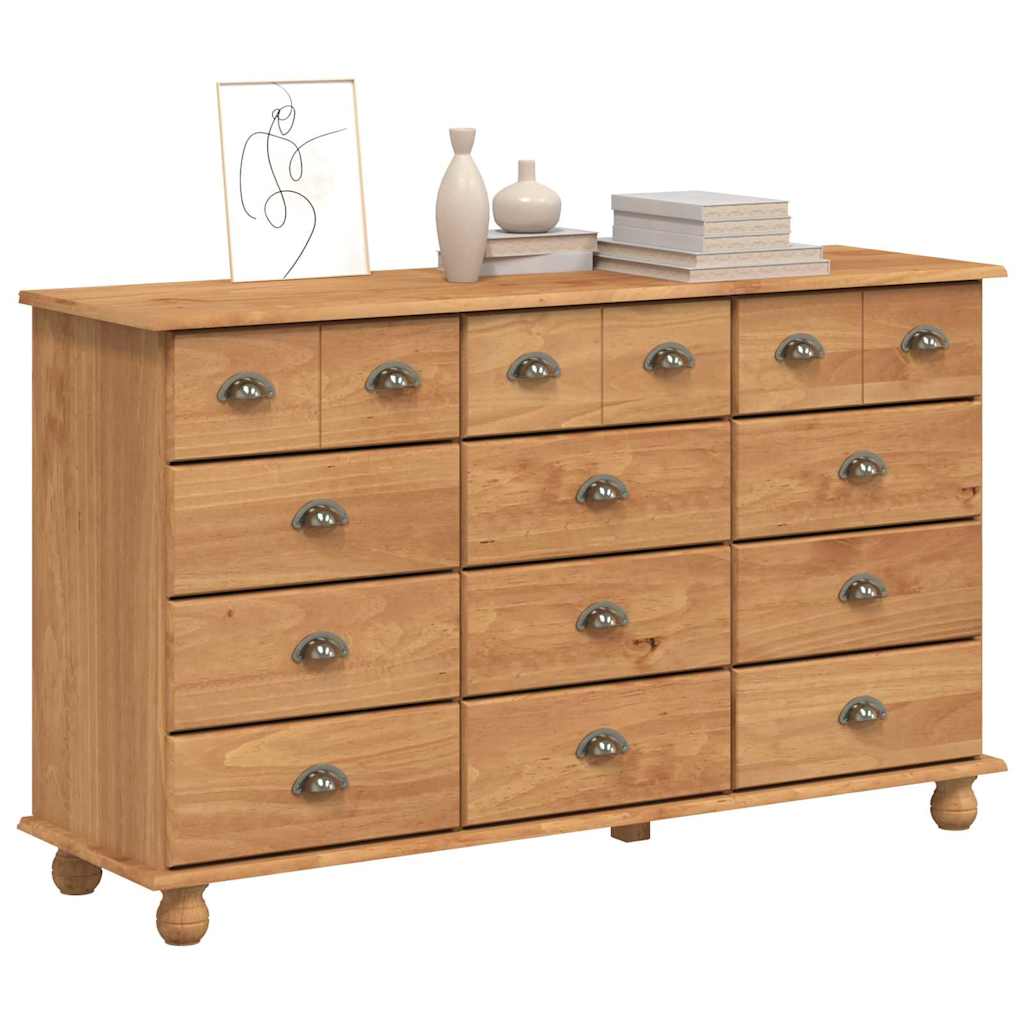 Cômoda com gaveta ASKIM Castanho 79 x 40 x 133.5 cm