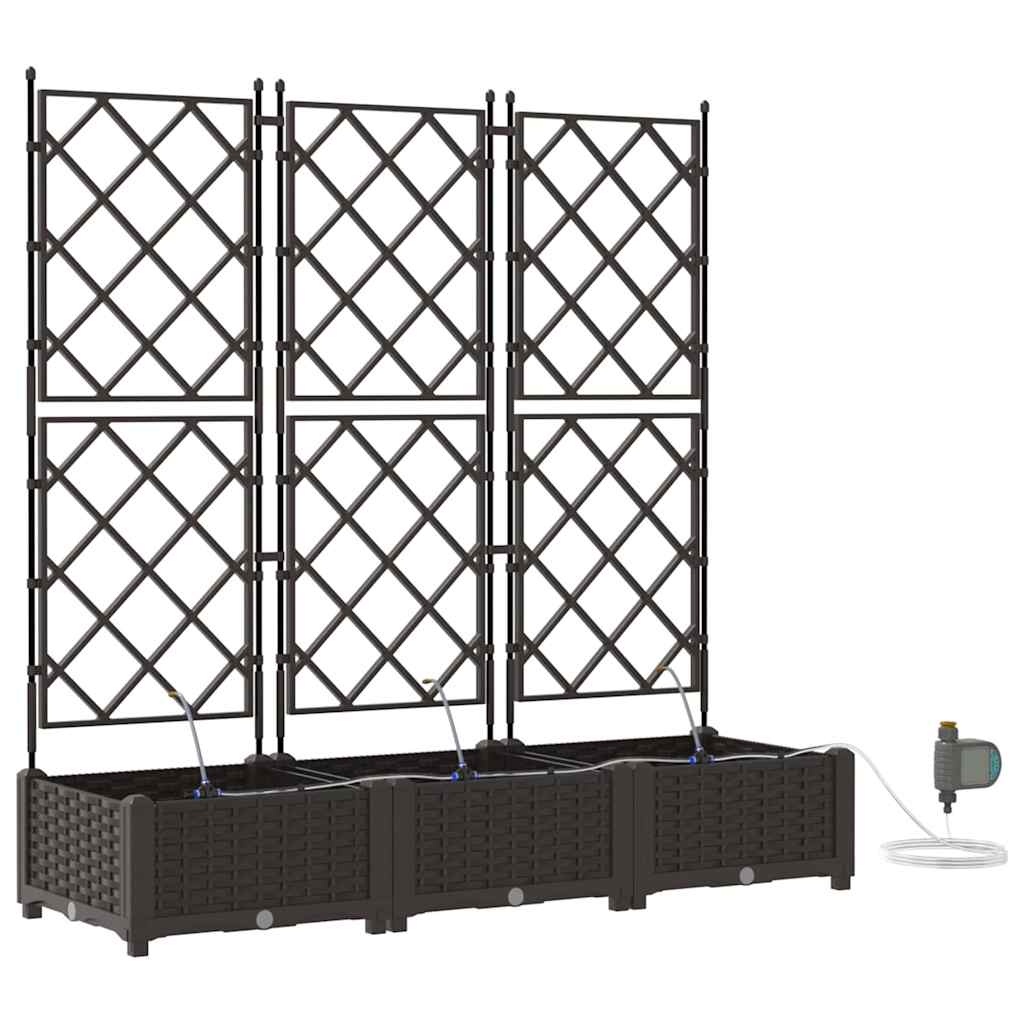 Vasos de Jardim Castanho 120 x 40 x 126 cm Aço