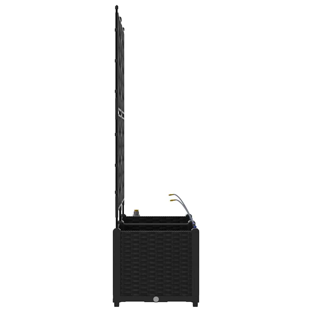 Vasos de Jardim Preto 80 x 40 x 142 cm Aço
