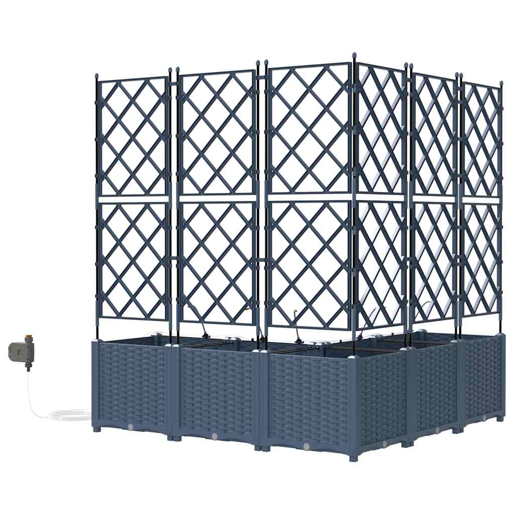 Vasos de Jardim Cinzeto 120 x 120 x 126 cm Aço