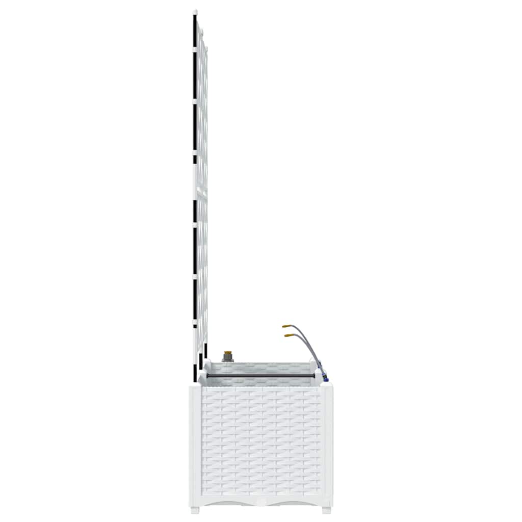 Vasos de Jardim Branco 80 x 40 x 142 cm Aço