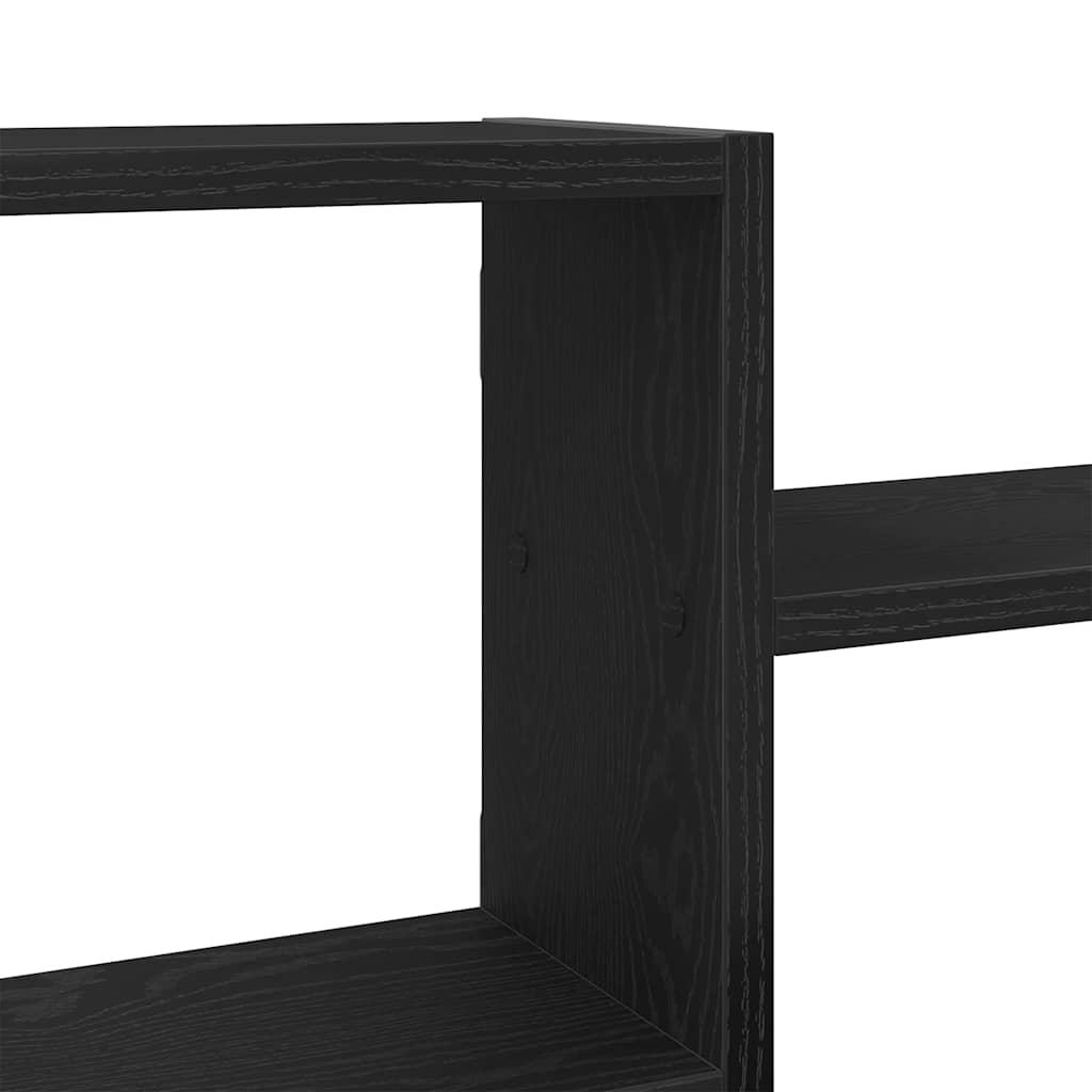 Prateleira de parede 104x15x49 cm deriv. madeira carvalho preto