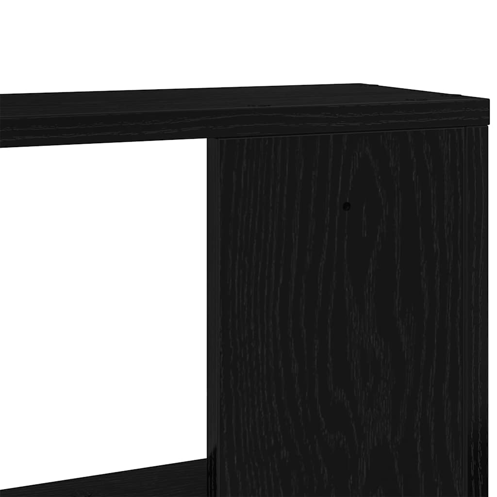 Estantes de parede 2 pcs 50x12x50 cm carvalho preto