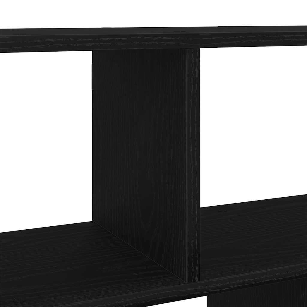 Prateleira de parede 100x25x50 cm deriv. madeira carvalho preto