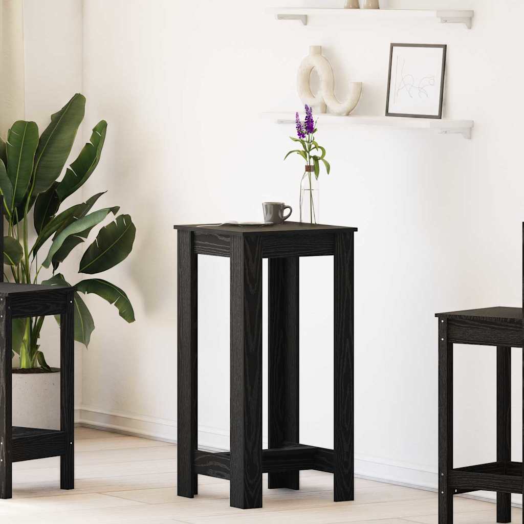 Mesa de bar Carvalho Preto 51 x 50 x 103,5 cm
