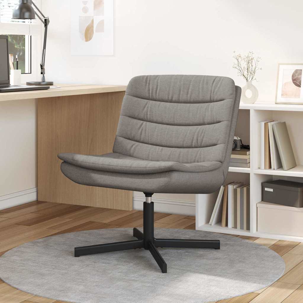 Cadeira giratória Cinzento-acastanhado 63 x 75 x 76 cm tecido