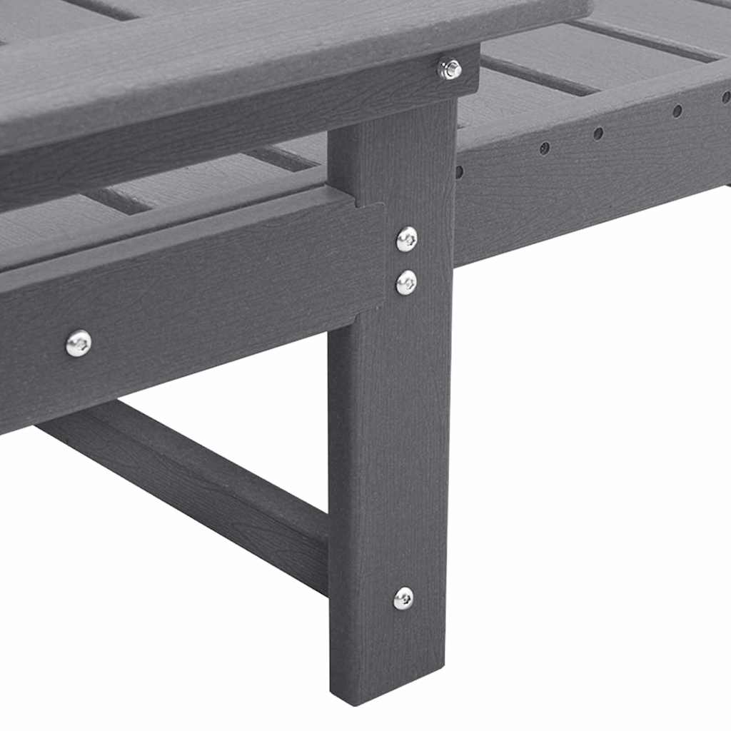 Móveis de Lounge para Jardim 2-pessoa 2 pcs Cinzento-claro