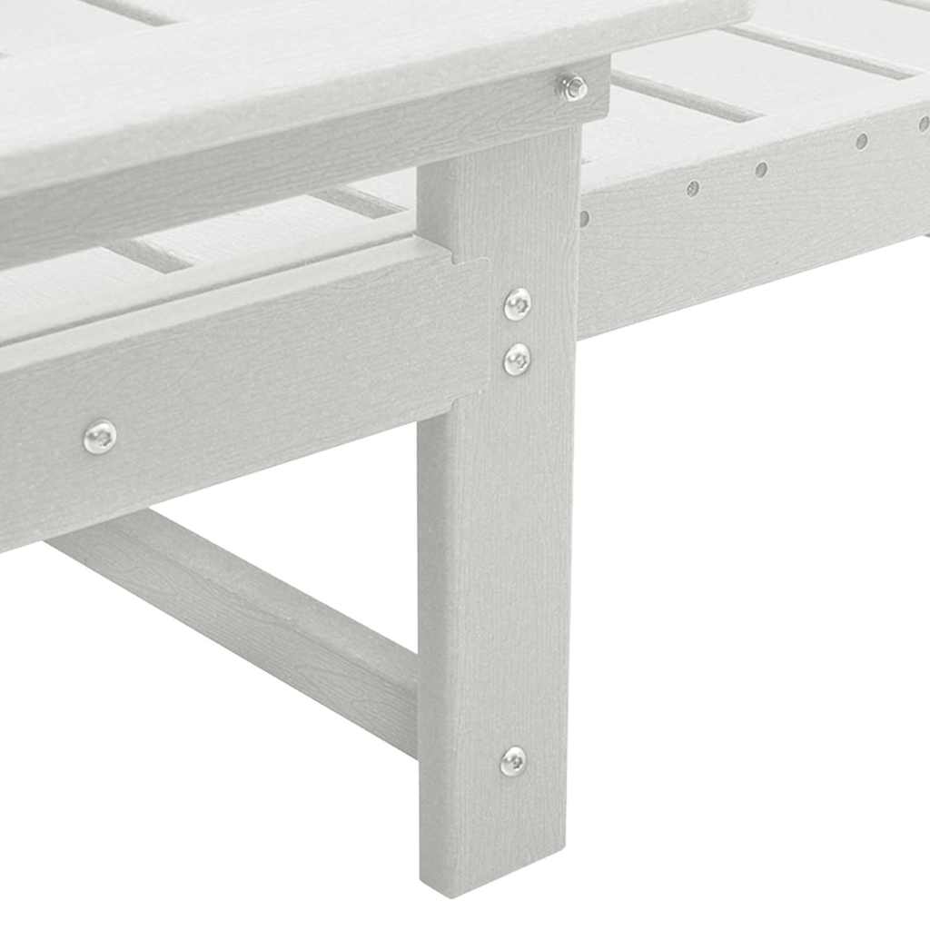 Móveis de Lounge para Jardim 3 pcs Branco 38 x 38 x 46cm