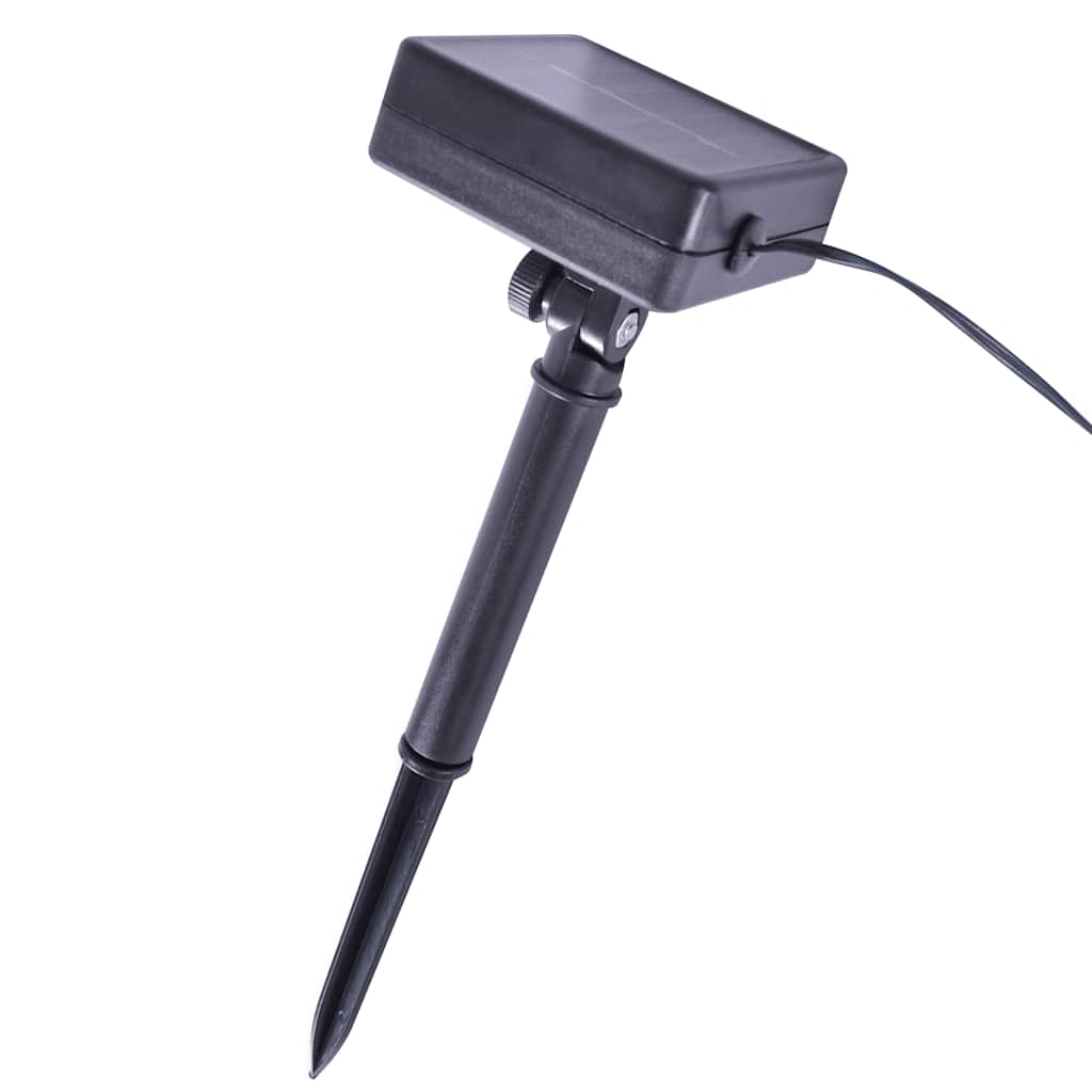 Bolas artificiais de buxo com luzes LED 2 pcs verde 27 cm