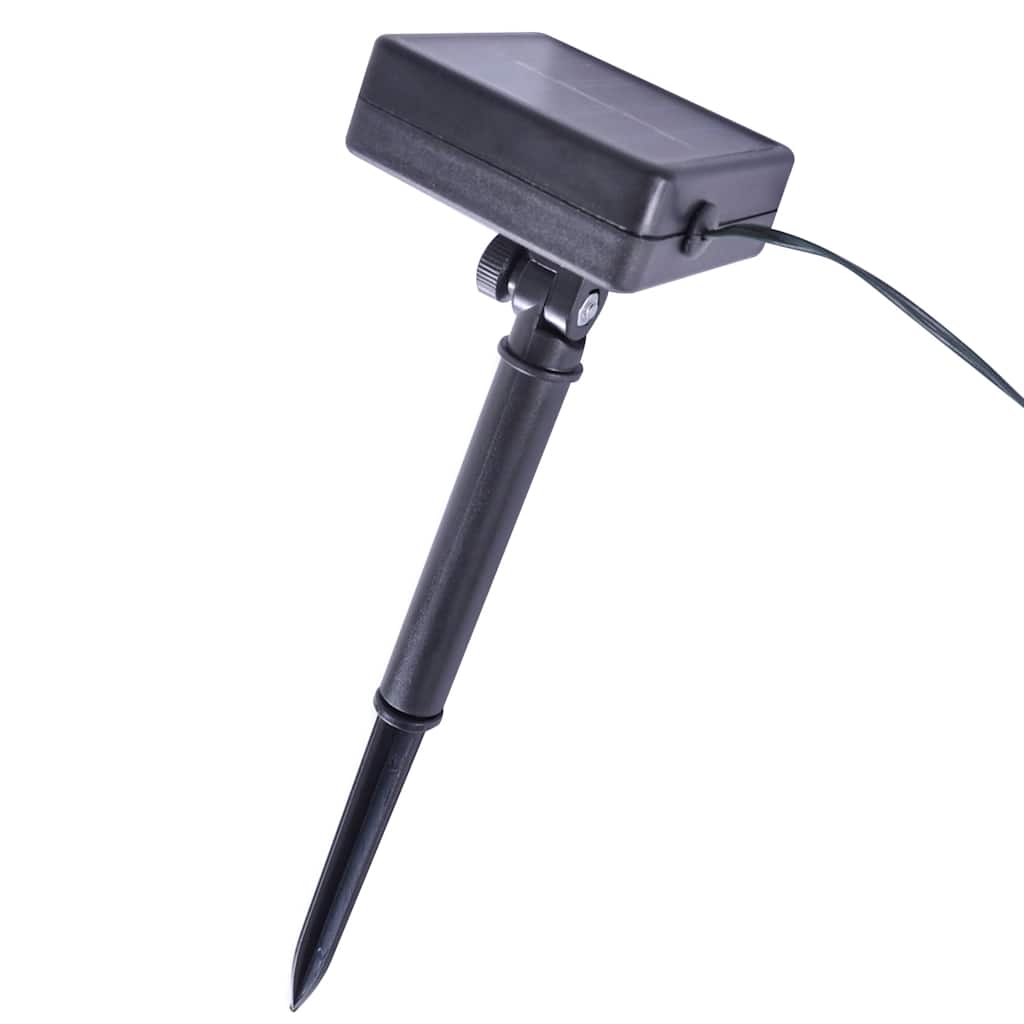 Bolas artificiais de buxo com luzes LED 2 pcs verde 52 cm