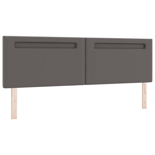 Cabeceira LED Cinzeto 180 cm Couro Sintético