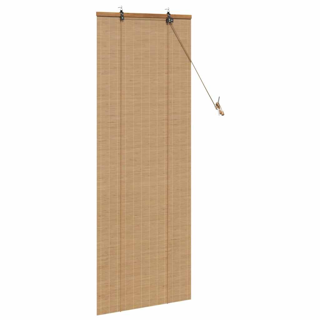 Persianas e Sombras de Janela Outros Manual Marrom Claro Bambu