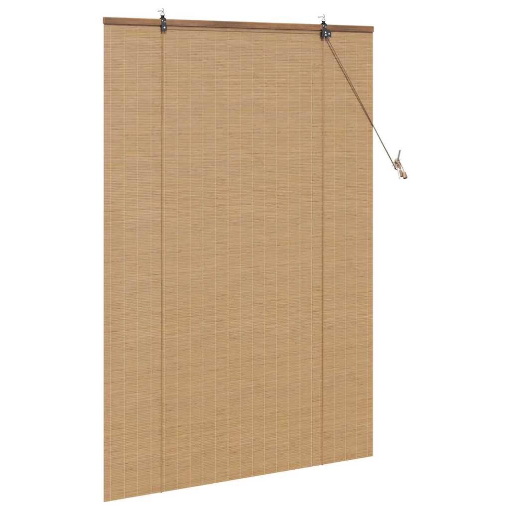 Persianas e Sombras de Janela Outros Manual Marrom Claro Bambu